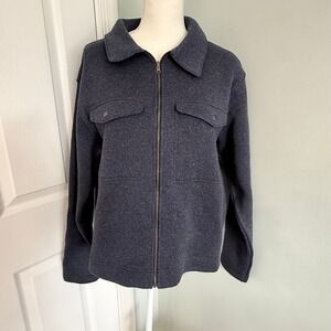 Patagonia Womens Better Sweater Zippered Fleece Chore Jacket NWT XL Pitch Blue